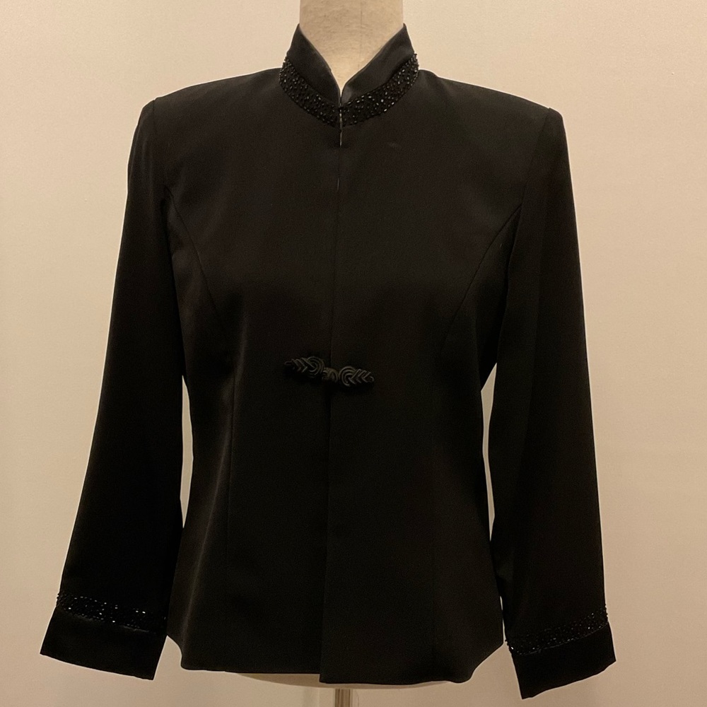 Positive Attitude Bead Embellished Jacket